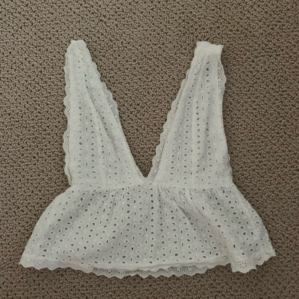 White Fancy Summer Top